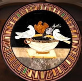 Luxury Black Marble Coffee Table with Pigeon Inlay, Handmade Pietradura Art Table, Semi Precious Stone Home Decor, Luxury Marble Furniture Unique Handicrafts IND